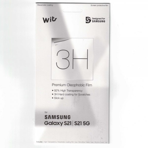 Samsung Galaxy S21 Plus Skärmskydd Premium Oleophobic Film