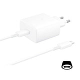 Samsung Original Väggladdare 45W med USB-C till USB-C-kabel Vit