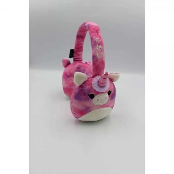 Squishmallows Hörlurar Plush Bluetooth Headphones Lola the Unicorn