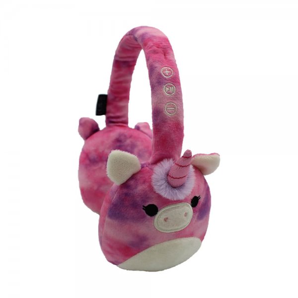 Squishmallows Hörlurar Plush Bluetooth Headphones Lola the Unicorn
