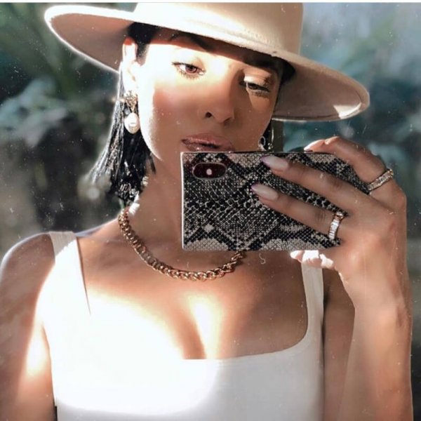 iDecoz iPhone X/Xs Skal Square Case Python