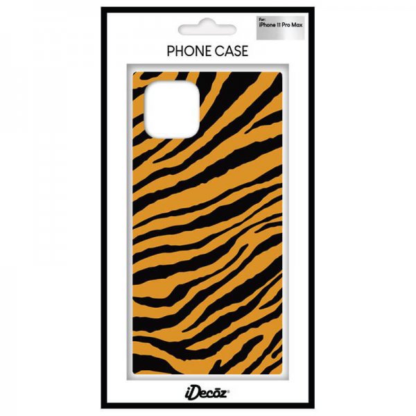 iDecoz iPhone 11 Pro Max Skal Square Case Tiger