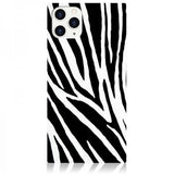iDecoz iPhone 11 Pro Skal Square Case Zebra
