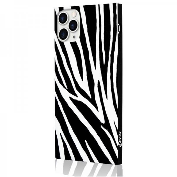 iDecoz iPhone 11 Pro Skal Square Case Zebra