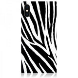 iDecoz iPhone X/Xs Skal Square Case Zebra