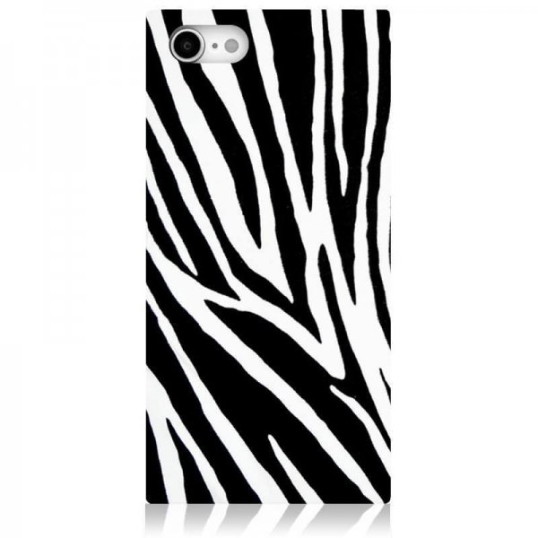 iDecoz iPhone 7/8/SE Skal Square Case Zebra
