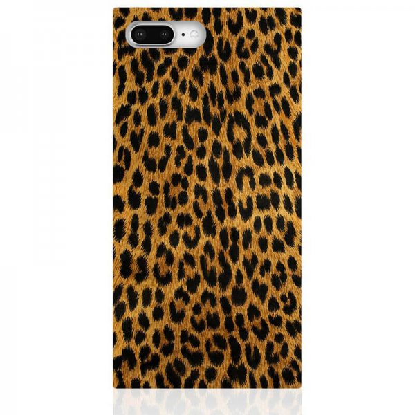 iDecoz iPhone 7 Plus/iPhone 8 Plus Skal Square Case Leopard
