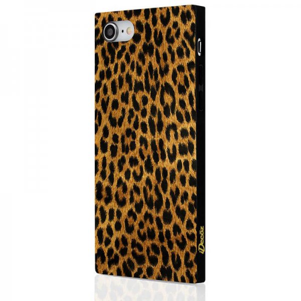 iDecoz iPhone 7/8/SE Skal Square Case Leopard