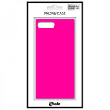 iDecoz iPhone 7 Plus/iPhone 8 Plus Skal Square Case Neon Rosa