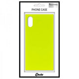iDecoz iPhone Xs Max Skal Square Case Neon Gul