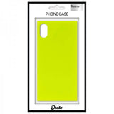 iDecoz iPhone Xr Skal Square Case Neon Gul