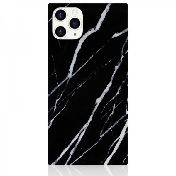 iDecoz iPhone 11 Pro Max Skal Square Case Marble Svart