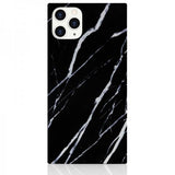 iDecoz iPhone 11 Pro Skal Square Case Marble Svart