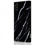iDecoz iPhone X/Xs Skal Square Case Marble Svart