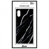 iDecoz iPhone X/Xs Skal Square Case Marble Svart