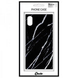 iDecoz iPhone Xr Skal Square Case Marble Svart