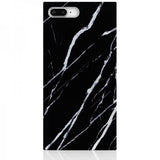iDecoz iPhone 7 Plus/iPhone 8 Plus Skal Square Case Marble Svart