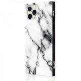 iDecoz iPhone 11 Pro Skal Square Case Marble Vit