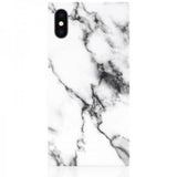 iDecoz iPhone X/Xs Skal Square Case Marble Vit