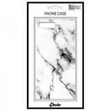 iDecoz iPhone 7 Plus/iPhone 8 Plus Skal Square Case Marble Vit