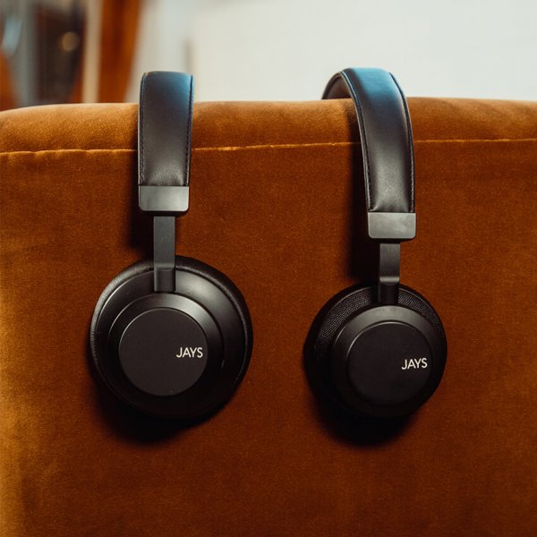 Jays Hörlurar q-Seven Combo Wireless ANC On-Ear Svart