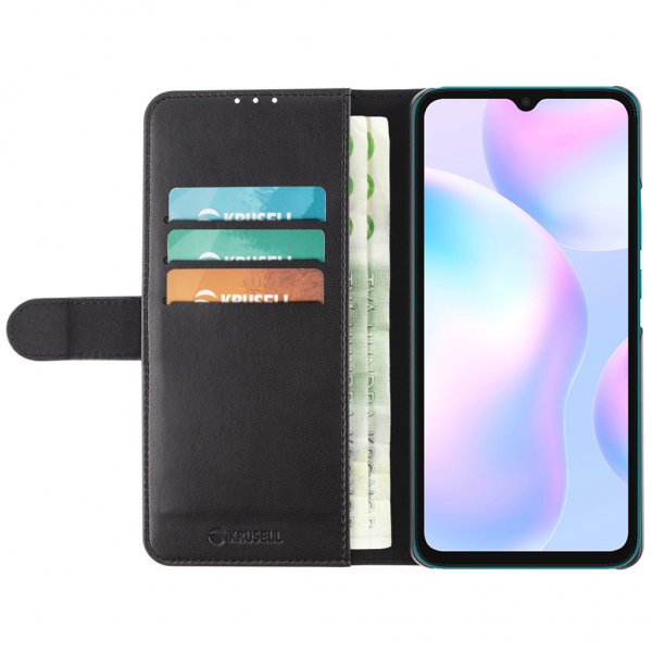 Krusell Xiaomi Redmi 9A Fodral PhoneWallet Svart