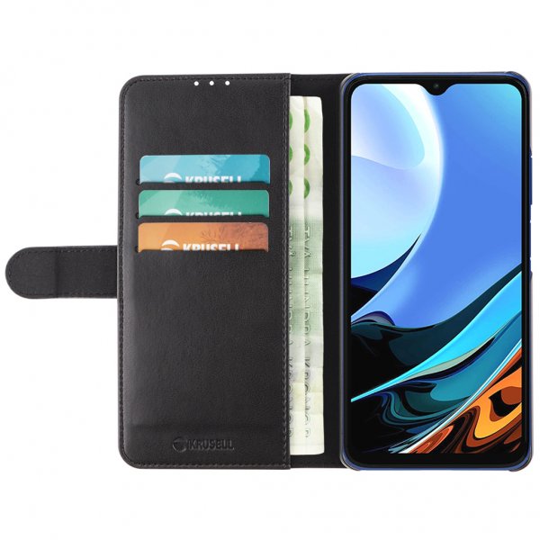 Krusell Xiaomi Redmi 9T Fodral PhoneWallet Svart