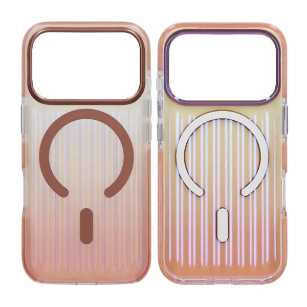iPhone 17 Pro Skal Korrugerad MagSafe Roseguld