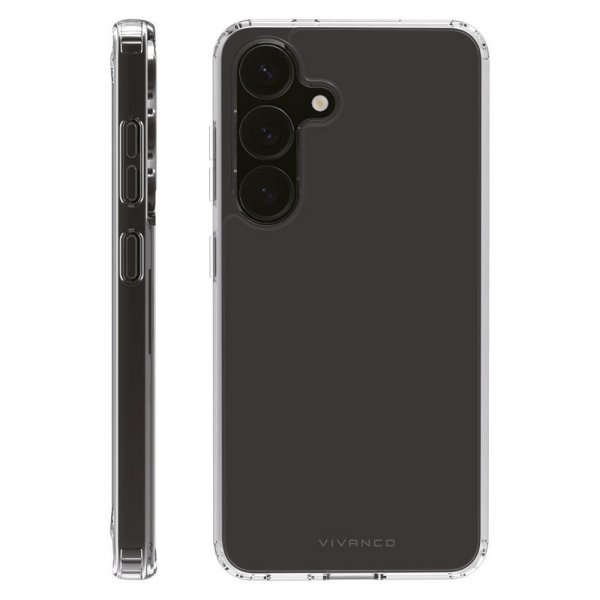 Vivanco Samsung Galaxy S25 Skal Crystal Clear Transparent