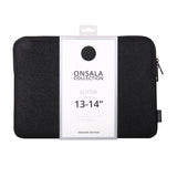 Onsala Sleeve Laptopfodral Glitter 14" Svart