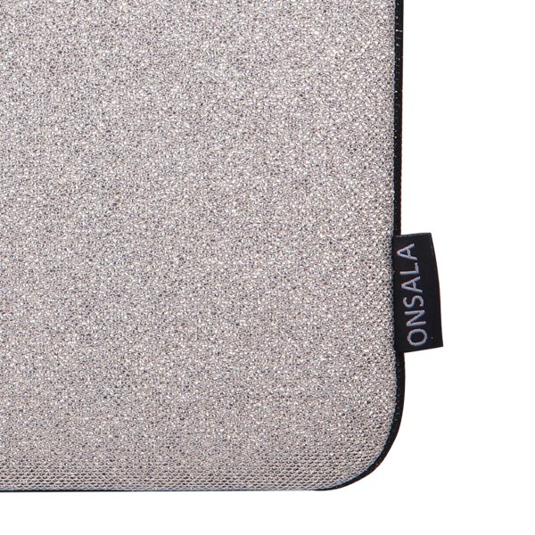 Onsala Sleeve Laptopfodral Glitter 14" Silver