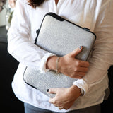 Onsala Sleeve Laptopfodral Glitter 14" Silver