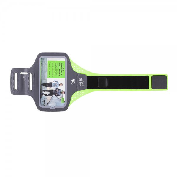 Gear Sportarmband Premium Medium 5.5" Grå/Gul