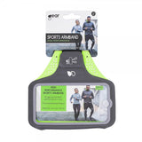 Gear Sportarmband Premium Medium 5.5" Grå/Gul