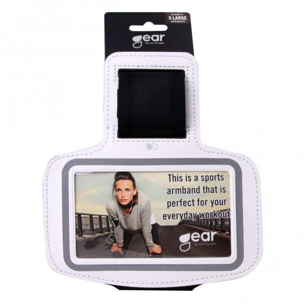 Gear Sportarmband Universal 4.7" Vit