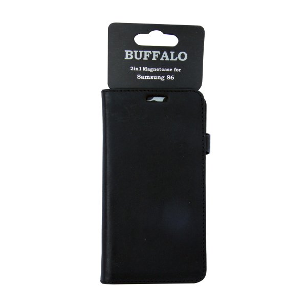 Buffalo Samsung Galaxy S6 Fodral 2in1 Magnet Case Svart
