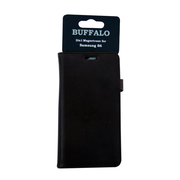 Buffalo Samsung Galaxy S6 Fodral 2in1 Magnet Case Brun