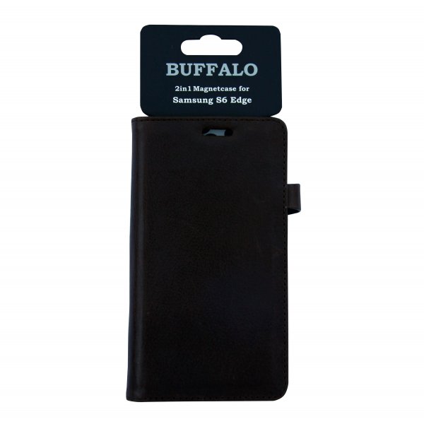 Buffalo Samsung Galaxy S6 Edge Fodral 2in1 Magnet Case Brun