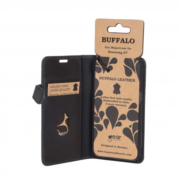 Buffalo Samsung Galaxy S7 Fodral 2in1 Magnet Case Svart