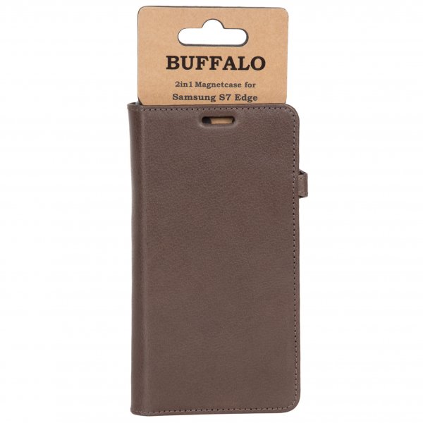Buffalo Samsung Galaxy S7 Edge Fodral 2in1 Magnet Case Brun