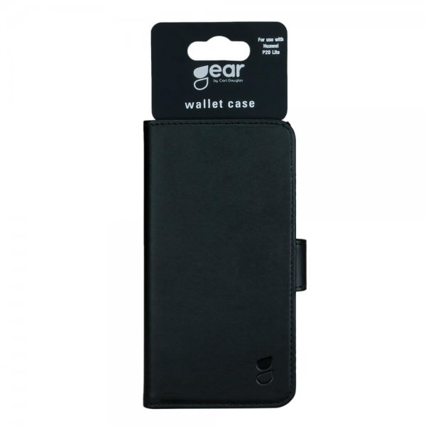 Gear Huawei P20 Lite Fodral 3 Kortfack Svart