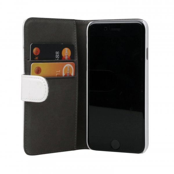 Gear iPhone 6/6S Fodral 2 Kortfack Löstagbart Skal Vit