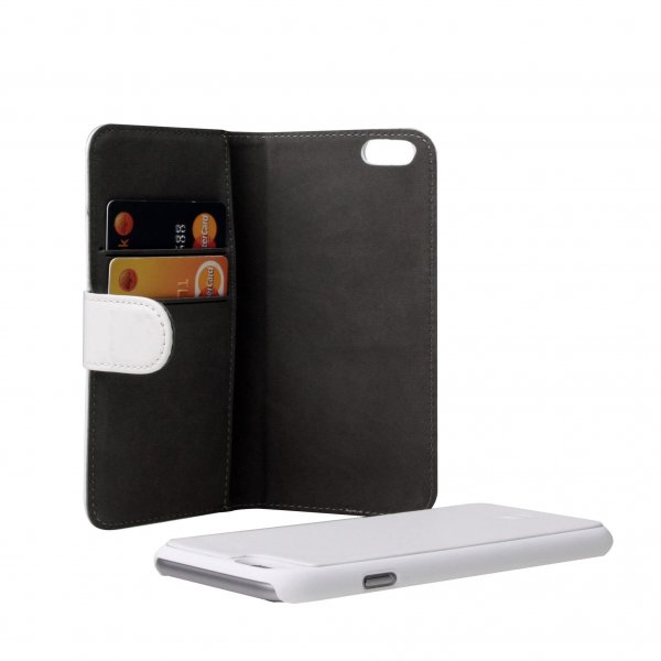 Gear iPhone 6/6S Fodral 2 Kortfack Löstagbart Skal Vit