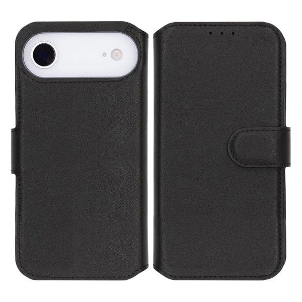 Rvelon iPhone Air Fodral Äkta Läder Svart