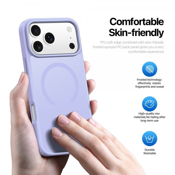 Dux Ducis iPhone 17 Pro Skal Yind Series MagSafe Lila