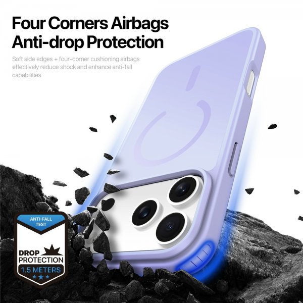 Dux Ducis iPhone 17 Pro Skal Yind Series MagSafe Lila