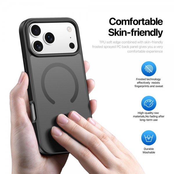 Dux Ducis iPhone 17 Pro Max Skal Yind Series MagSafe Svart