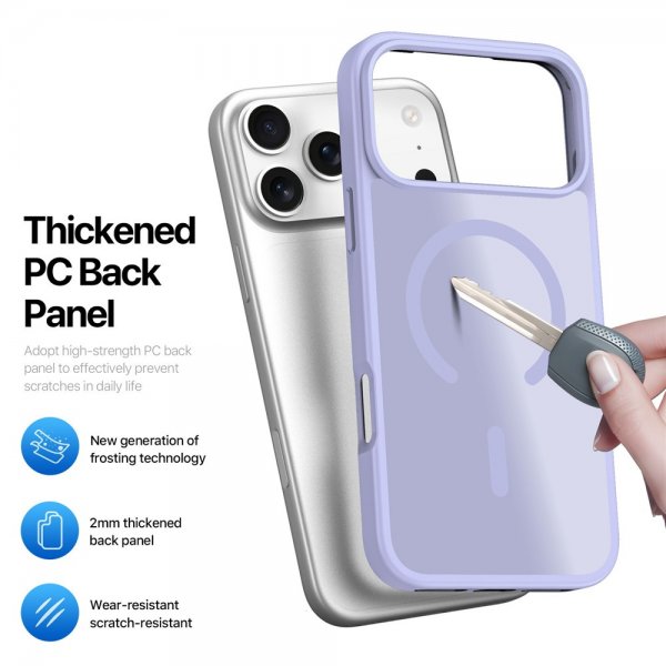 Dux Ducis iPhone 17 Pro Max Skal Yind Series MagSafe Lila