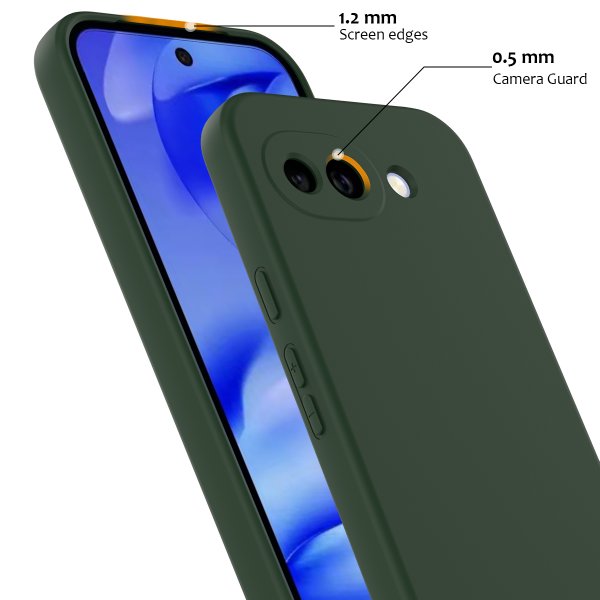 Google Pixel 10a Skal med Strap Silikon MagSafe Grön