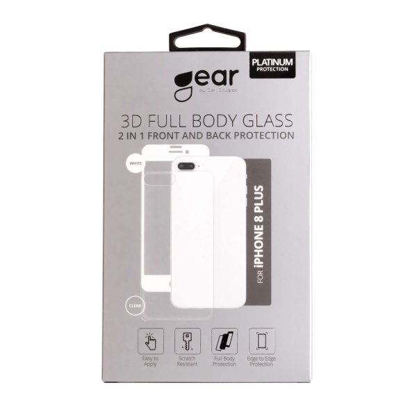 Gear iPhone 8 Plus Skärmskydd Front & Back